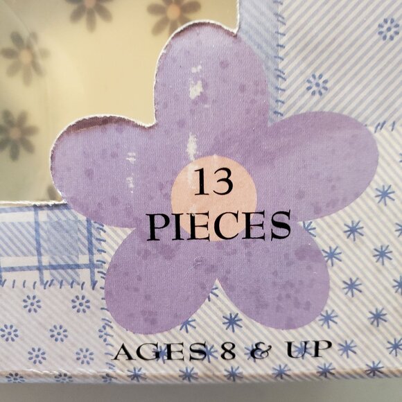 Schylling Raggedy Ann & Andy 13-Piece Tea Set Children Play Pretend Tea Party - Picture 4 of 4